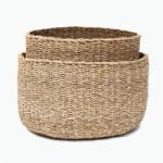 Sanoma - Deep Round Seagrass Bowl | Wicka