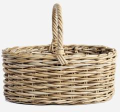 Dalton Wicker Cane Carry Basket 