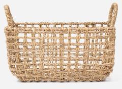 Yountville Square Open Seagrass Basket 