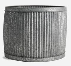 Dupont Fluted Tin Planter