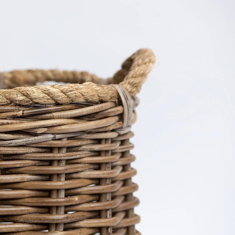 Cabo - Elliptical Rope And Kubu Basket | Wicka