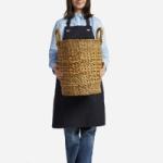 Marbella - Round Seagrass And Hyacinth Woven Basket | Wicka