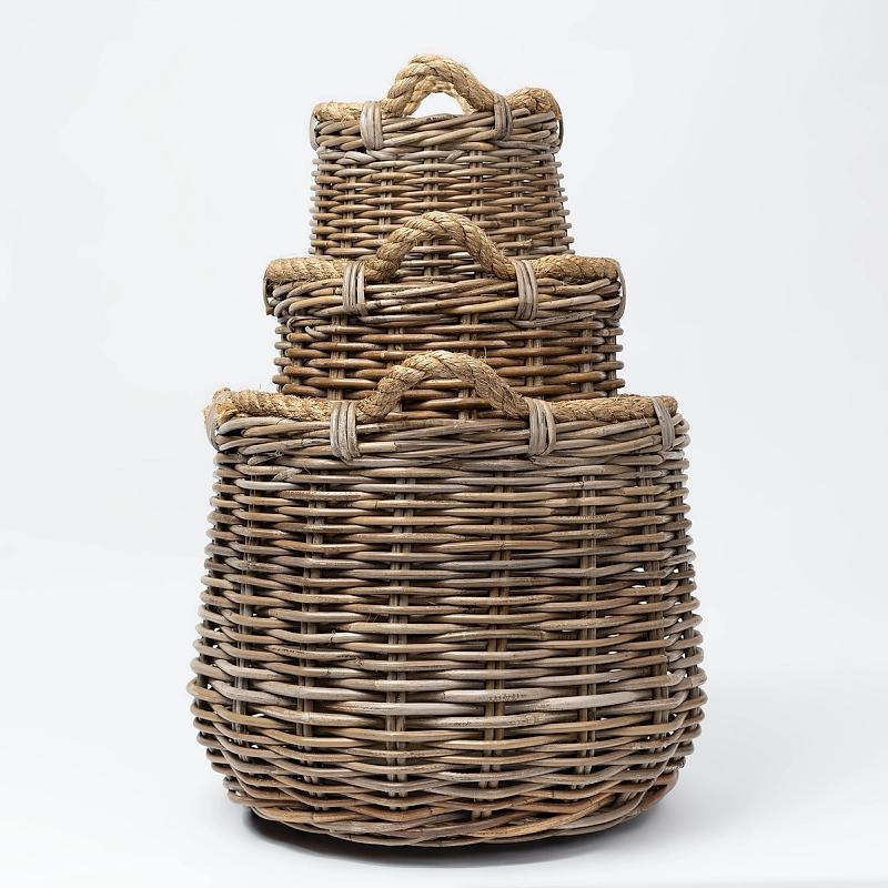 Cabo - Elliptical Rope And Kubu Basket | Wicka