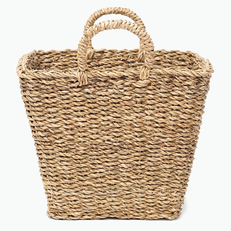 Berkley - Tapered Square Seagrass Basket | Wicka