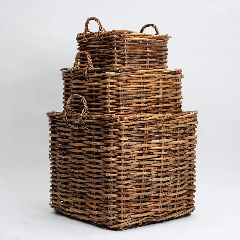 Aspen - Heavy Duty Cane Square Basket | Wicka