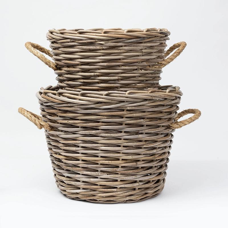 Lupa - Split Kubu round basket | Wicka