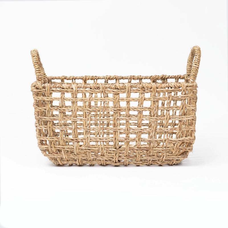 Yountville | Rectangular Open Seagrass Basket | Wicka