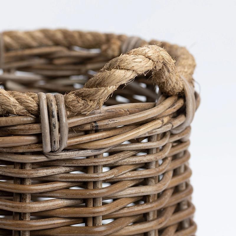 Cabo - Elliptical Rope And Kubu Basket | Wicka