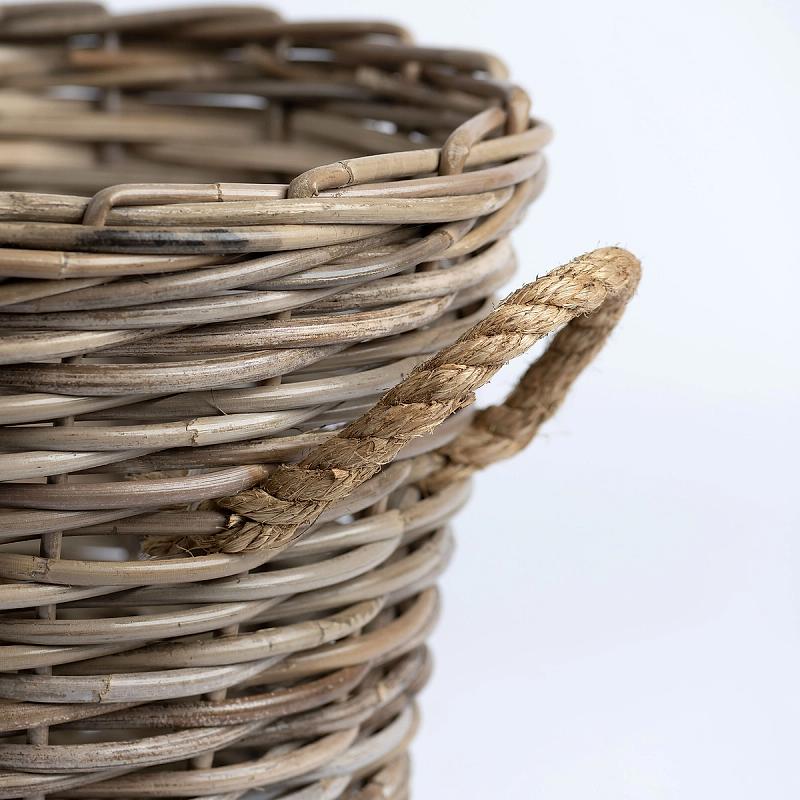 Lupa - Split Kubu round basket | Wicka