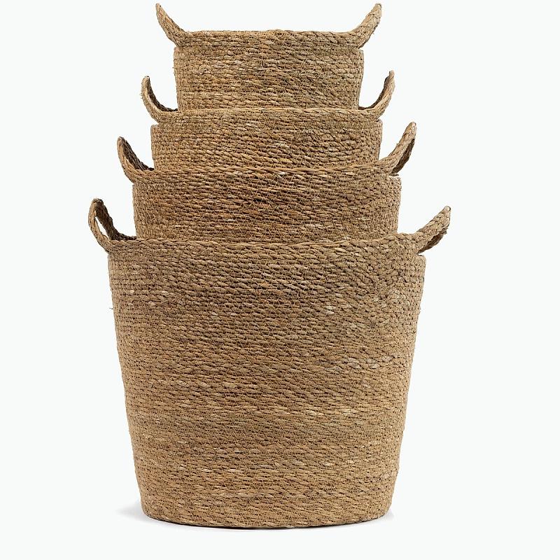 Bromley - Woven Tapered Seagrass Basket | Wicka