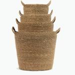 Bromley - Woven Tapered Seagrass Basket | Wicka