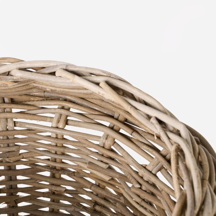 Material Matters - Parterre is made from Kubu rattan, a sustainable species of cane that grows abundantly and wild throughout South East Asia. After harvesting, it is sun dried and then soaked in a natural water bath, which makes it pliable for weaving and produces the distinctive, warm colour.