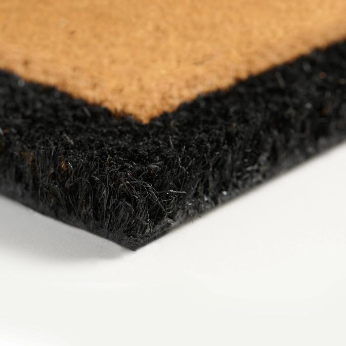 It's Only Natural - Made entirely from natural materials, each Wicka doormat is crafted from quality coir - the tough, fibrous outer layer of coconuts found abundantly throughout India. This heavy-duty and fully sustainable material is woven into a dense pile that effectively traps dirt from shoes before entering your home.