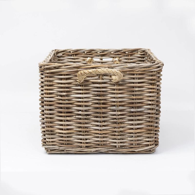 Hampton - Rectangular Rope And Kubu Basket | Wicka