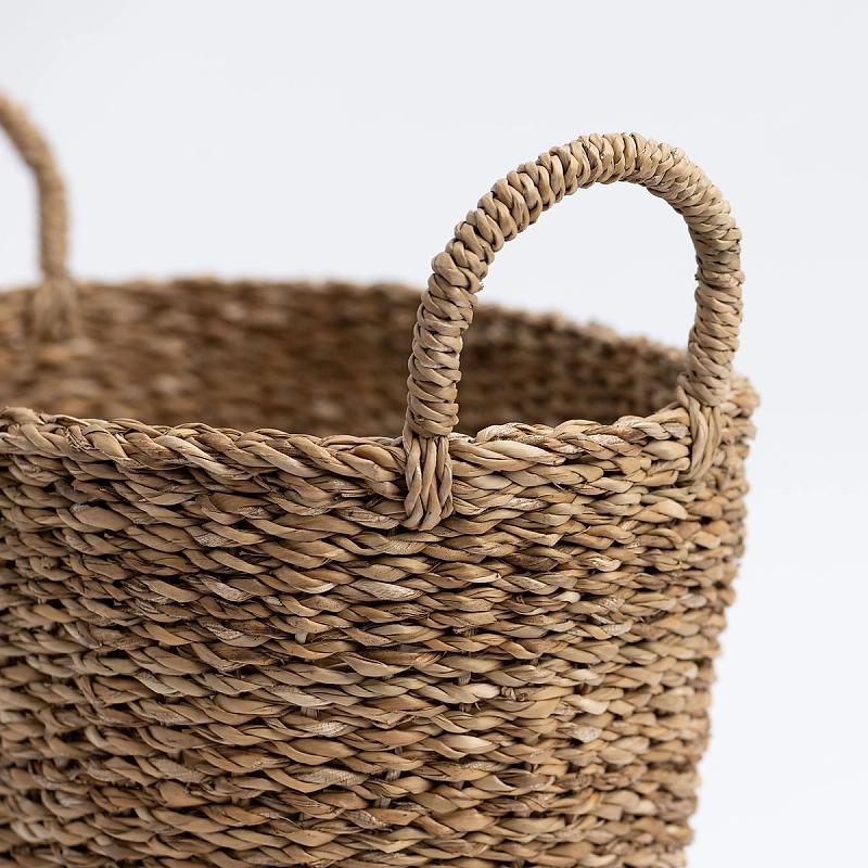 Albany | Oval Seagrass Utility Basket | Wicka