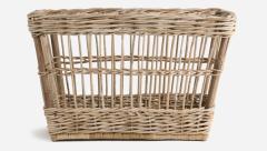 Avignon Open Weave Wicker Cane Rectangular Basket