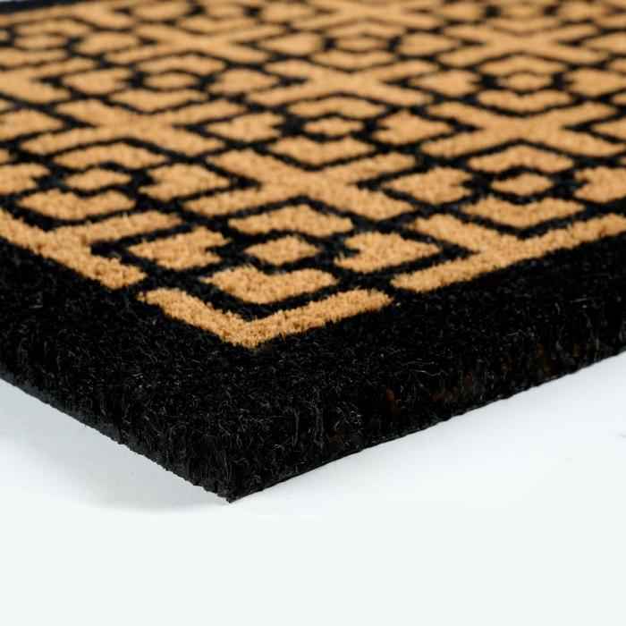 It's Only Natural - Made entirely from natural materials, each Wicka doormat is crafted from quality coir - the tough, fibrous outer layer of coconuts found abundantly throughout India. This heavy-duty and fully sustainable material is woven into a dense pile that effectively traps dirt from shoes before entering your home.