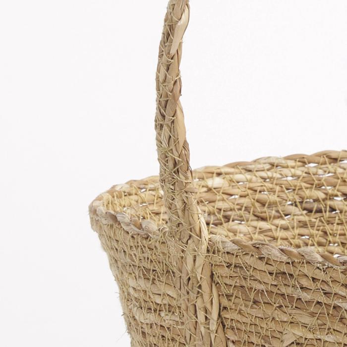 Material Matters - Piccolo is made from seagrass, a fast growing flowering plant that grows abundantly in shallow, saltwater marshes around the world. Biodegradable and sustainable, seagrass makes for an ideal environmental friendly product to dry, twist and weave.