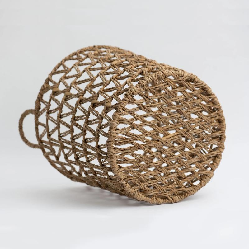 Woodstock - Round Seagrass Tapered Basket | Wicka