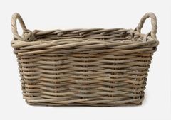 Spencer Rectangular Wicker Cane Basket