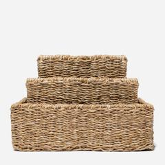 Newbury Rectangular Shallow Seagrass Basket