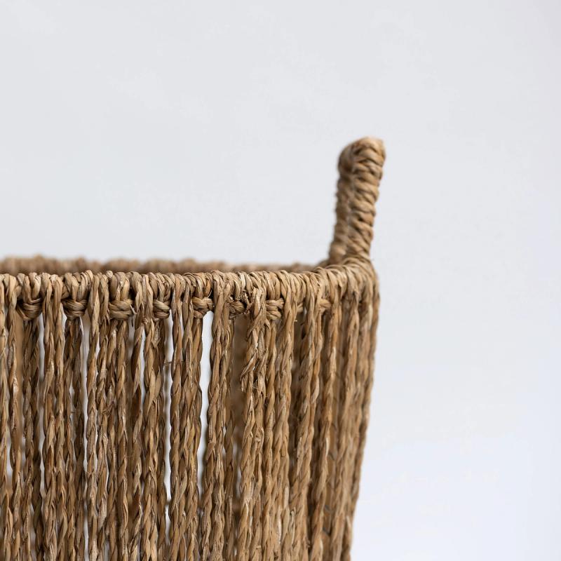 Naxos - Open Round Seagrass Basket | Wicka
