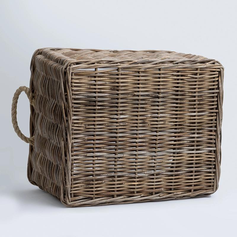 Hampton - Rectangular Rope And Kubu Basket | Wicka