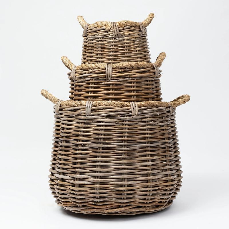 Cabo - Elliptical Rope And Kubu Basket | Wicka