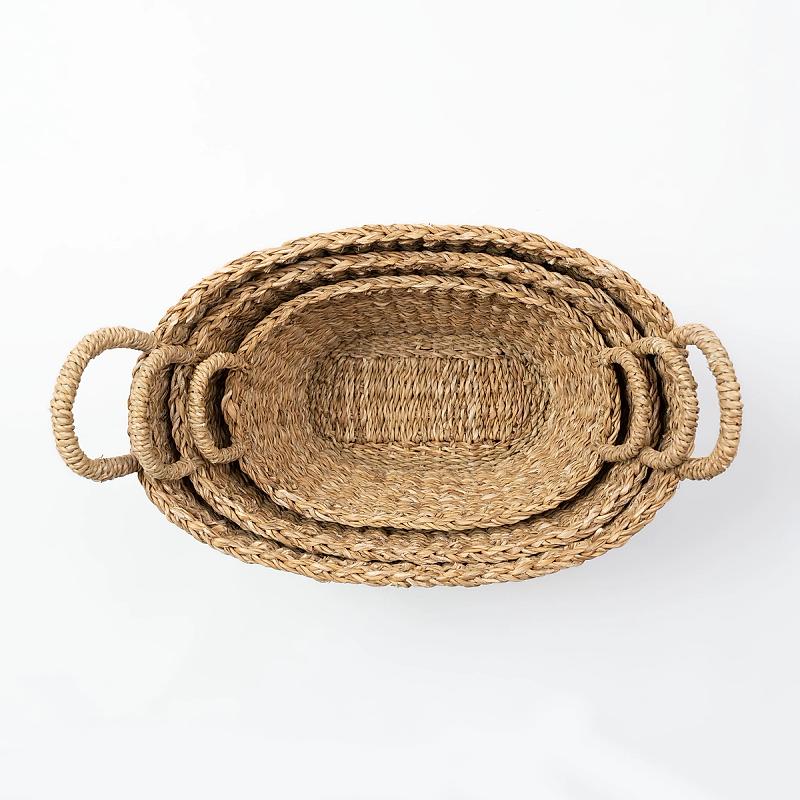 Albany | Oval Seagrass Utility Basket | Wicka