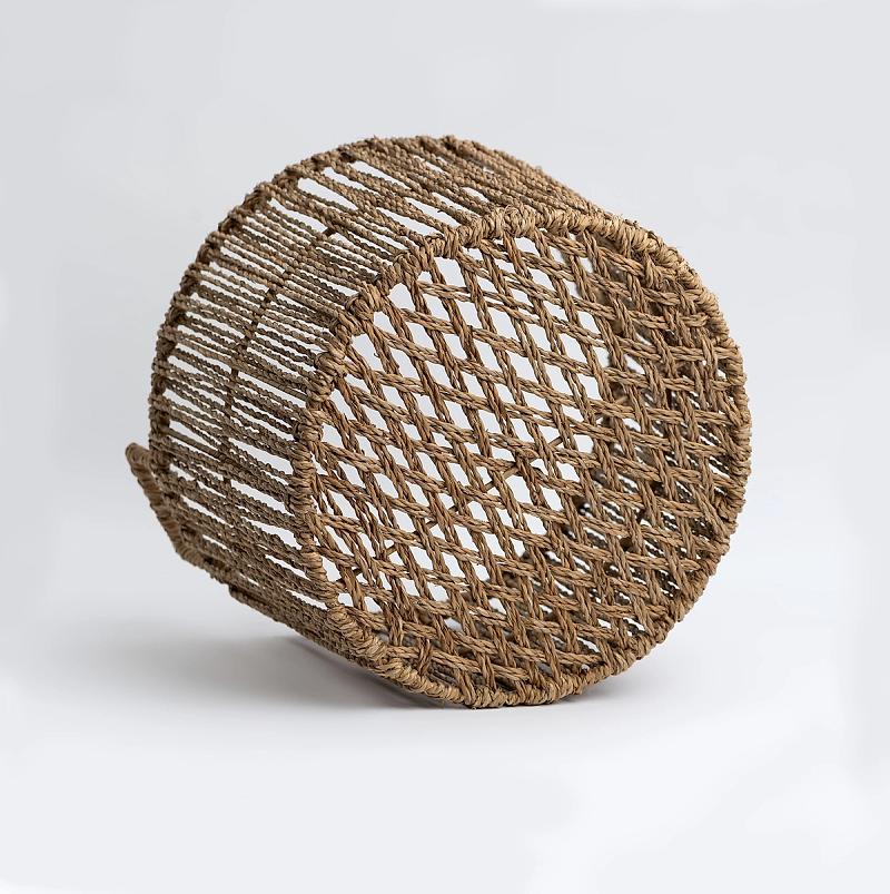 Naxos - Open Round Seagrass Basket | Wicka