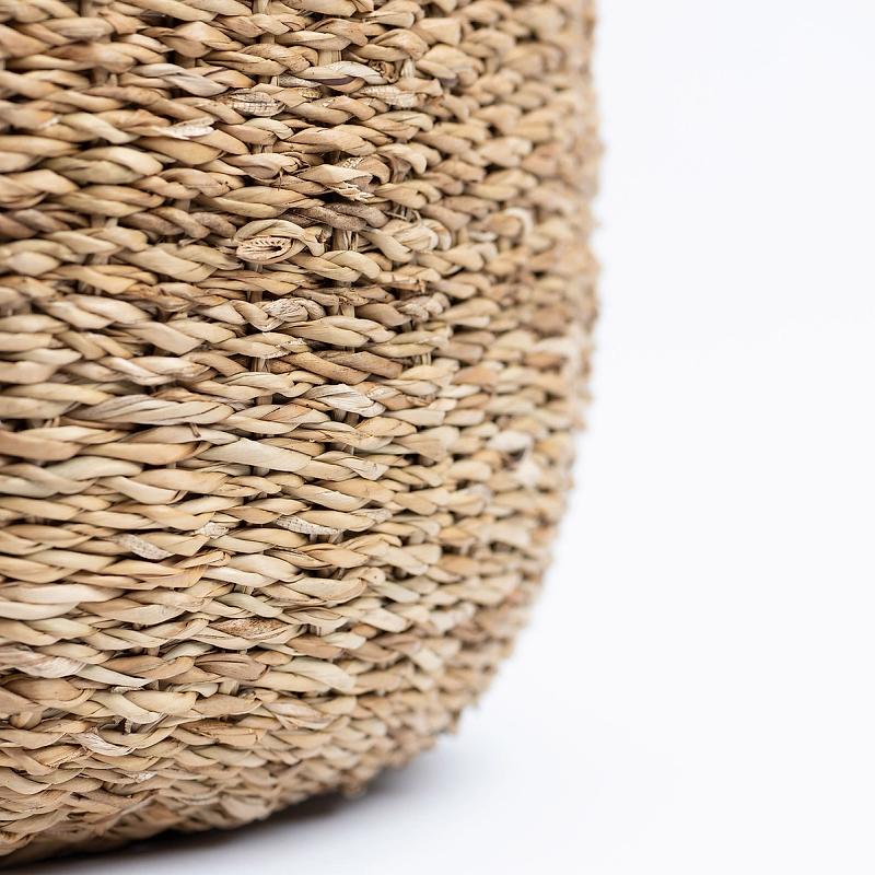 Como - Elliptical Seagrass Basket | Wicka