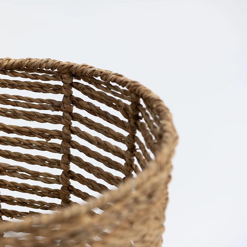 Paxton - Open Round Tapered Seagrass Basket | Wicka