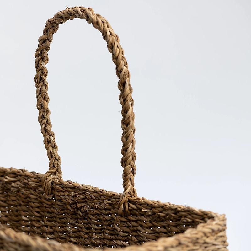 Haymarket - Rectangular Seagrass Tote Bag | Wicka