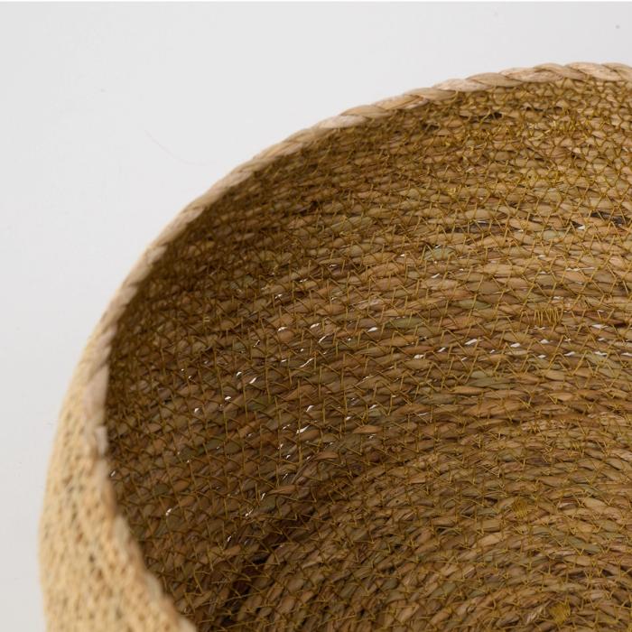 Material Matters - Oskar is made from seagrass, a fast growing flowering plant that grows abundantly in shallow, saltwater marshes around the world. Biodegradable and sustainable, seagrass makes for an ideal environmental friendly product to dry, twist and weave.