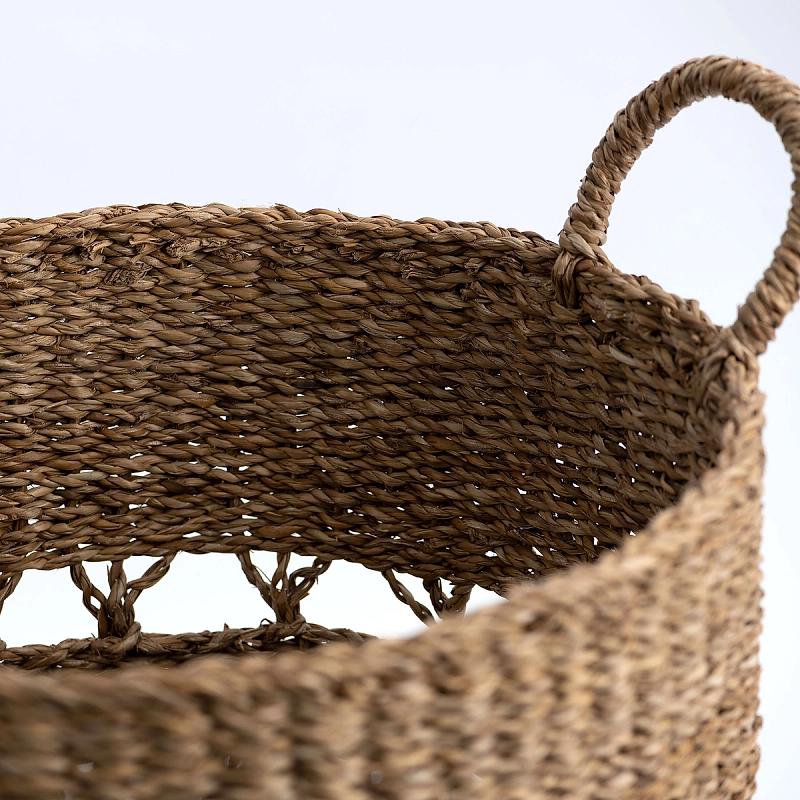 Liberty - Open Weave Round Seagrass Basket | Wicka