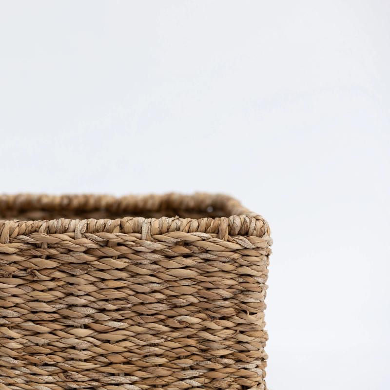 Newbury - Rectangular Shallow Seagrass Basket | Wicka