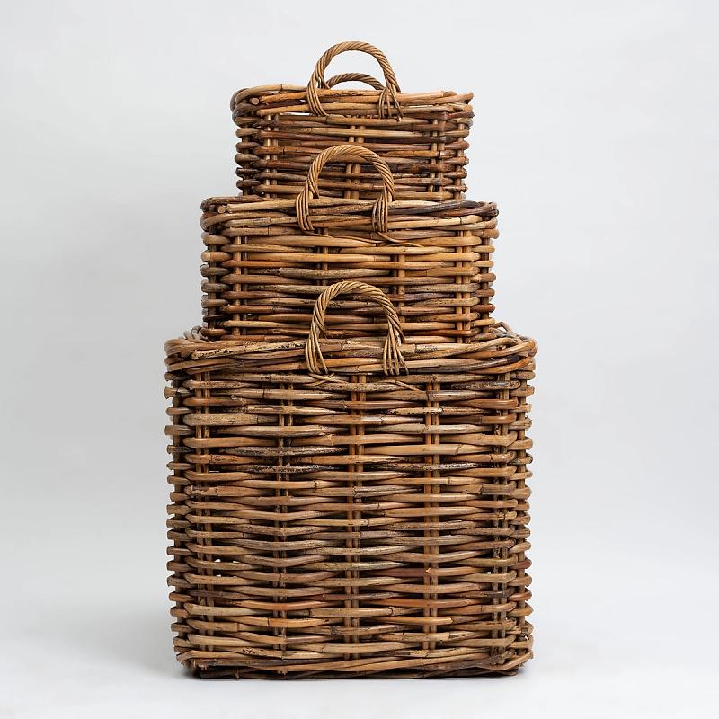 Aspen - Heavy Duty Cane Square Basket | Wicka