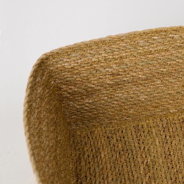 Material Matters - Brooklyn is made from seagrass, a fast growing flowering plant that grows abundantly in shallow, saltwater marshes around the world. Biodegradable and sustainable, seagrass makes for an ideal environmental friendly product to dry, twist and weave.