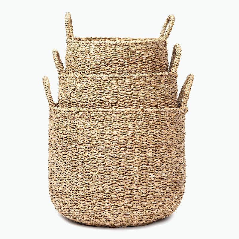 Como - Elliptical Seagrass Basket | Wicka