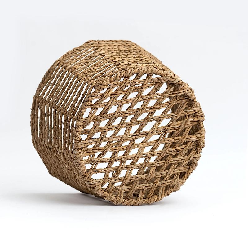 Paxton - Open Round Tapered Seagrass Basket | Wicka