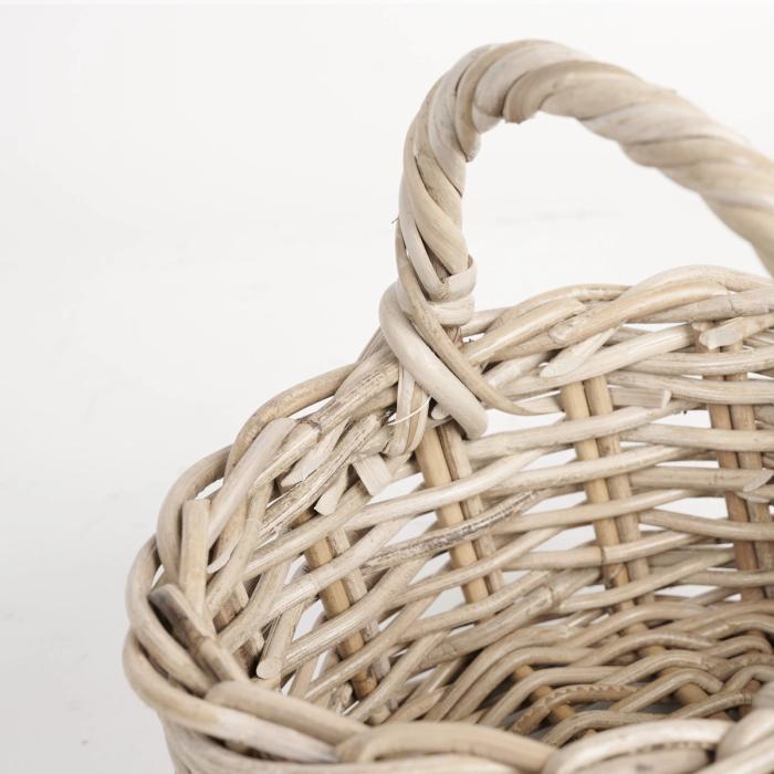 Material Matters - Half Pint is made from Kubu rattan, a sustainable species of cane that grows abundantly and wild throughout South East Asia. After harvesting, it is sun dried and then soaked in a natural water bath, which makes it pliable for weaving and produces the distinctive, warm colour.