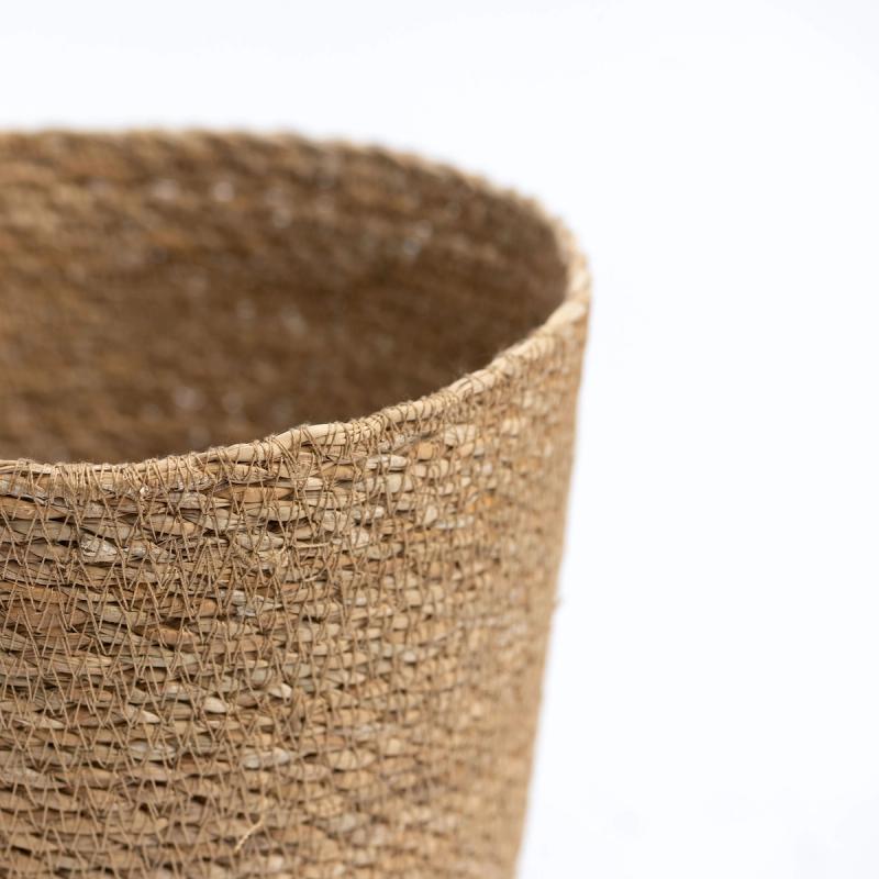 Sutton - Woven Tapered Round Seagrass Basket | Wicka
