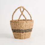 Positano - Banded Seagrass Tote