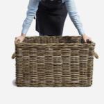 Hampton - Rectangular Rope And Kubu Basket | Wicka