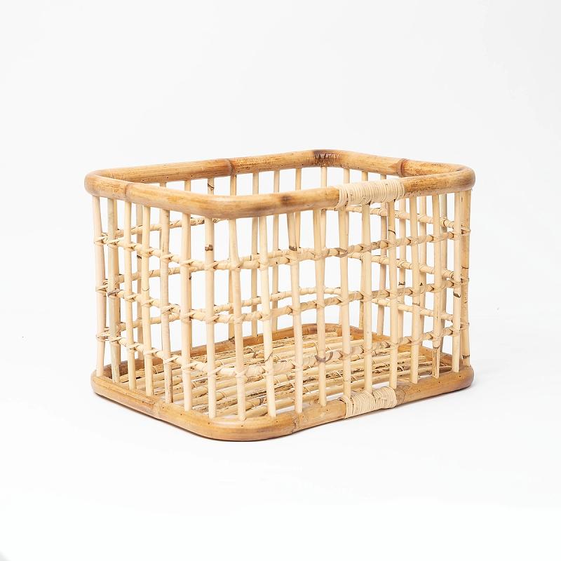 Hakasan - Rectangular Open Bamboo Basket | Wicka