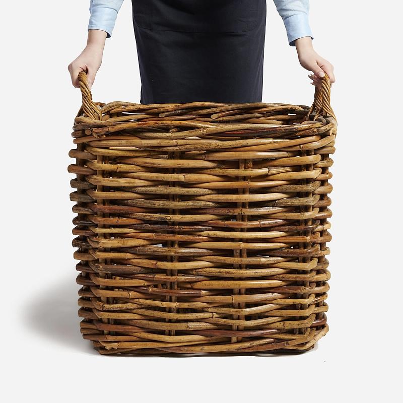 Aspen - Heavy Duty Cane Square Basket | Wicka