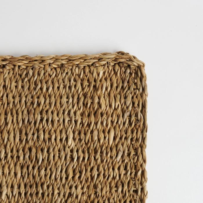 Material Matters - Coast is made from seagrass, a fast growing flowering plant that grows abundantly in shallow, saltwater marshes around the world. Biodegradable and sustainable, seagrass makes for an ideal environmental friendly product to dry, twist and weave.