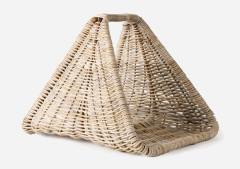 Kaspar Contemporary Wicker Cane Log Basket