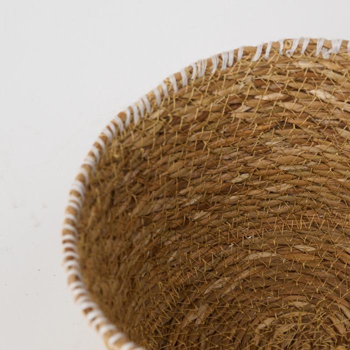 Material Matters - Stitch is made from seagrass, a fast growing flowering plant that grows abundantly in shallow, saltwater marshes around the world. Biodegradable and sustainable, seagrass makes for an ideal environmental friendly product to dry, twist and weave.