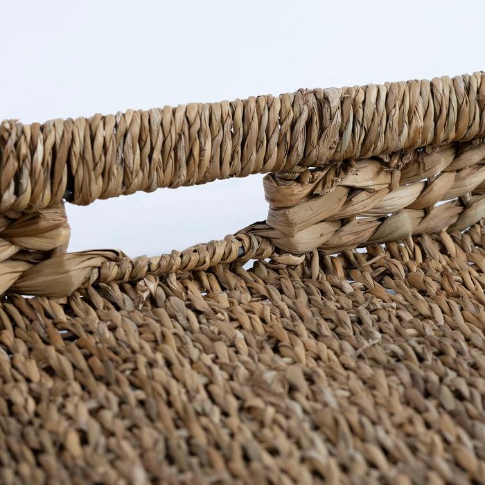 Material Matters - Milano is made from seagrass, a fast growing flowering plant that grows abundantly in shallow, saltwater marshes around the world. Biodegradable and sustainable, seagrass makes for an ideal environmental friendly product to dry, twist and weave.